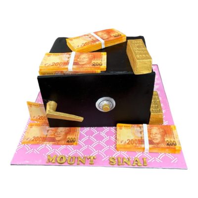 Money Safe Theme Cake