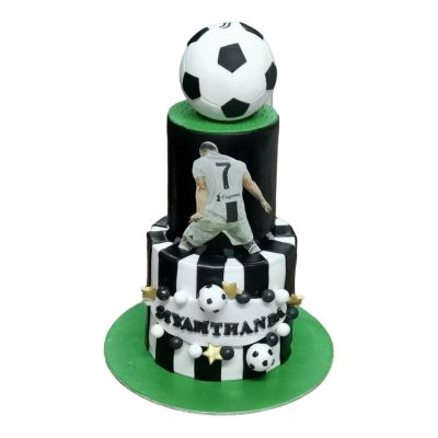 Men's Soccer Themed Birthday Cake