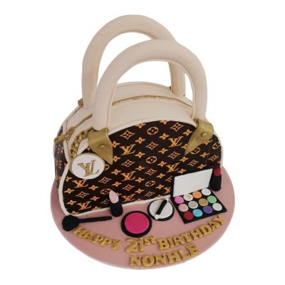 Louis Vuitton Make Up Bag Cake