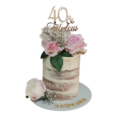 Naked Birthday Cake
