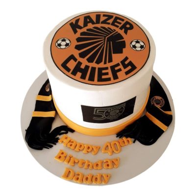 Kaizer Chiefs Men's Birthday Cake